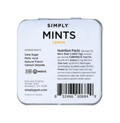Simply Mints six metal tins provide durable plastic free storage
