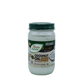 Simply Nature Organic Coconut Oil bottle with pour spout for cooking and skincare.