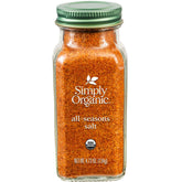 Simply Organic All-Seasons Salt bottle pour for easy everyday seasoning