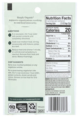 Simply Organic Brown Gravy Mix dry powder ready for cooking.