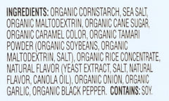 Label showing kosher certification on Simply Organic Brown Gravy Mix.