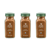 Simply Organic Ceylon cinnamon powder jar for rich baking aroma.