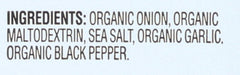 Simply Organic French Onion Dip Mix closeup of ingredients blend, gluten-free options in focus.