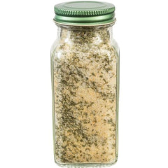 Simply Organic Garlic Salt pour-ready bottle for quick seasoning on meats and vegetables.