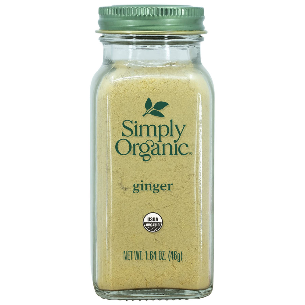 Simply Organic ground ginger organic bottle for flavorful cooking