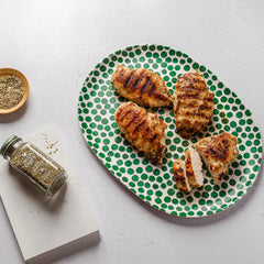 Simply Organic Italian Seasoning spice blend in a bowl ready for pasta sauce