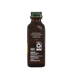 Simply Organic Lemon Flavor bottle pour showcases easy, mess-free flavoring for drinks.