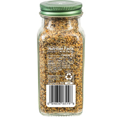 Simply Organic Lemon Pepper dispense bottle adds quick, even seasoning to meals.