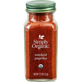 Simply Organic smoked paprika jar with earthy aroma ideal for elevating dishes