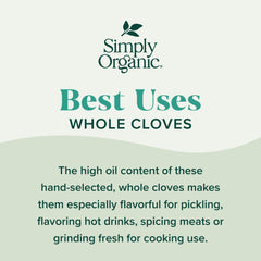 Simply Organic spice-jar label-front highlighting organic, non-GMO credentials and product freshness.