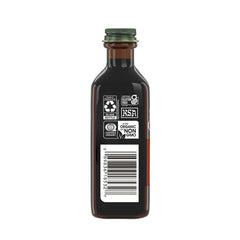Simply Organic vanilla extract being poured for recipes