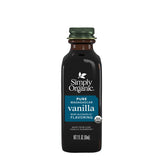 Simply Organic Vanilla Flavoring Madagascar bottle view for baking use