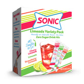 SINGLES TO GO Limeade Variety Pack box for travel hydration