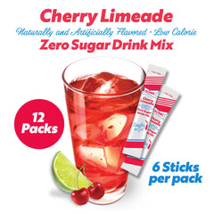 Close-up of Sonic Cherry Limeade highlighting bold cherry-lime flavor.