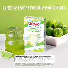 SINGLES TO GO! Sonic Limeade packets for quick, on-the-go refreshment.