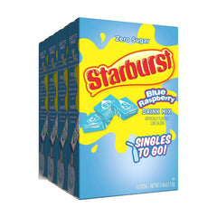 Starburst Singles To Go stick ready to mix for on-the-go flavor in water.