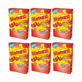 SINGLES TO GO Starburst Cherry box front highlighting convenient, sugar-free hydration on the go.