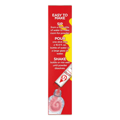 SINGLES TO GO Starburst Cherry serving glass shows vibrant flavor in a refreshing drink.