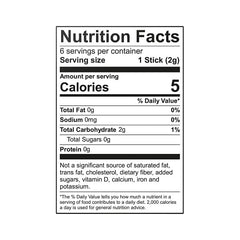 SINGLES TO GO Starburst Duos sugar-free mix in a water glass, dairy-free option.