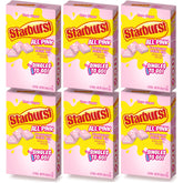 SINGLES TO GO Starburst zero sugar strawberry box for easy on-the-go flavor.