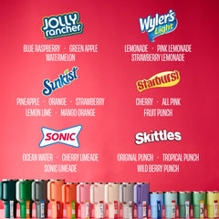 SINGLES TO GO! sugar-free water enhancer for low-calorie flavoring.