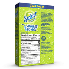 SINGLES TO GO Sunkist box of packets, easy to mix at work or travel.