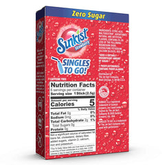 SINGLES TO GO Sunkist box pack showing convenient travel packaging.