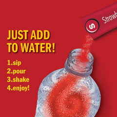 SINGLES TO GO Zero Sugar drink mix boosts flavor with no added sugar.