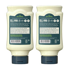 Pour shot of Sir Kensington's Avocado Oil Mayo ready for dressings.