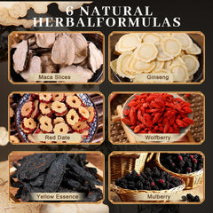 SIRDIKA red dates and wolfberries with mulberries blended for aroma and flavor.