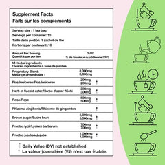 Siyolaherb Fibroid Tea cup steeping with fragrant steam for soothing routine.