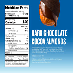 SkinnyDipped almonds close-up show glossy chocolate coating for crave-worthy, guilt-free nibbling.
