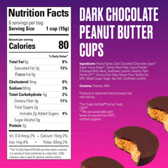 SkinnyDipped cups, individually wrapped for easy on-the-go snacking.