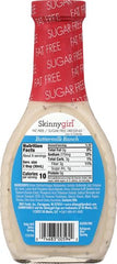 Pouring Skinnygirl Buttermilk Ranch Dressing highlights creamy texture ideal for drizzling.