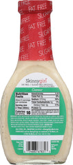 Salad bowl with Skinnygirl Caesar dressing visible on the rim