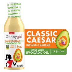 Creamy Skinnygirl Caesar dressing texture on a spoon