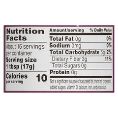 Close-up of the Skinnygirl label on Concord Grape sugar free preserves.