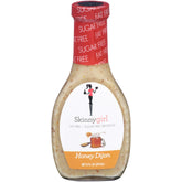 Skinnygirl Honey Dijon dressing bottle—sugar-free and gluten-free for light salads.