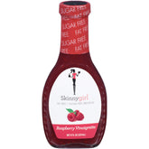 Skinnygirl Raspberry Vinaigrette bottle front label for quick healthy flavor.
