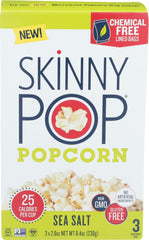 SkinnyPop Microwave Pack-3 ready to heat for quick, portion-controlled snacking.