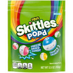 Skittles POP'd sour flavors including lemonade and blue raspberry.