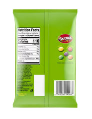 Skittles Sours rainbow close-up highlights bright flavors.