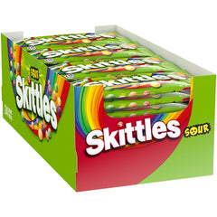 Skittles Sours St Patrick's Day bulk pack on display, ideal for sharing.