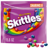 Skittles Wild Berry candy bag shown as a bright, shareable party snack.