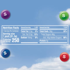 Skittles Wild Berry flavors mix with berry punch and strawberry.