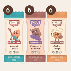 Skout Almond Cookie close-up reveals chewy texture and organic ingredients.