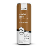 Slate Milk high-protein iced coffee mocha latte bottle for on-the-go energy.