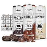 Slate Milk Ultra Protein Shake chocolate can, creamy post-workout refuel