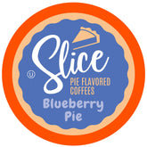 Slice Coffee blueberry pie pods box offers a convenient 40-pack for quick mornings.