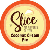 Slice Coffee Coconut Cream Pie pods for Keurig, dessert flavor in every cup